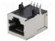 Zásuvka  RJ45  PIN  8  Kat  5e  tienené  Usporiad.kol  8p8c  THT