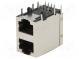 Zásuvka  RJ45  PIN  8  Kat  5  tienené  Usporiad.kol  8p8c