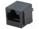 Zásuvka  RJ45  PIN  8  Kat  5  Usporiad.kol  8p8c  THT  priamy