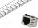 Zásuvka  RJ45  PIN  8  Kat  5  Usporiad.kol  8p8c  SMT  vodorovné
