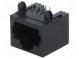 Zásuvka  RJ45  PIN  8  Kat  5  Usporiad.kol  8p8c  THT  úhlový