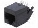 Zásuvka  RJ45  PIN  8  Kat  5  Usporiad.kol  8p8c  THT  úhlový