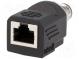 Adaptér  RJ45 zásuvka,M12 samčia  kód D-Ethernet  PIN  4  priamy