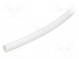 Teplom zmrštiteľná trubička  bez lepidla  3  1  9mm  biela