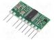 Modul  RF  transceiver AM  ASK  433,92MHz  serial  -113dBm  12/9mA