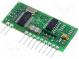 Modul  RF  prijímač AM  OOK  433,92MHz  -114dBm  5VDC  41x20x3,1mm