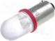 LED lampa  červený  BA9S  24VDC  24VAC