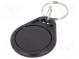 Prívesok RFID  laserom tlačený kód vo formáte 8H10D  čierna