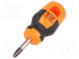 Skrutkovač  Phillips  PH2  Dl.čepele  25mm  Celk.dĺžka  85mm