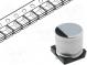 Kondenzátor  elektrolytický  SMD  4,7uF  50VDC  Ø4x5,3mm  ±20%