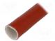 Elektroizolačná trubica  Mat  sklené vlákno  tehlová  -60÷250°C