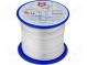 Postriebrený medený drôt  0,6mm  250g  Cu,postriebrené  104m