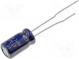 Kondenzátor  elektrolytický  THT  470uF  10VDC  Ø6,3x11mm  ±20%