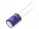 Kondenzátor  elektrolytický  THT  1000uF  16VDC  Ø10x12,5mm  ±20%