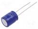 Kondenzátor  elektrolytický  THT  33uF  100VDC  Ø10x12,5mm  ±20%