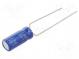 Kondenzátor  elektrolytický  THT  4,7uF  100VDC  Ø5x11mm  ±20%