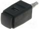 Laboratórna svorka  čierna  60VDC  16A  Montáž  priskrutkovaním