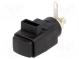 Laboratórna svorka  čierna  60VDC  16A  Montáž  priskrutkovaním