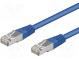 Patch cord  SF/UTP  5e  lanko  CCA  PVC  modrá  5m  26AWG