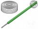 Vodič  SiF  lanko  Cu  1,5mm2  silikón  zelená  -60÷180°C  300/500V