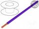 Vodič  Silivolt®-2V  licna  Cu  1x0,75mm2  silikón  fialová  1,5kV