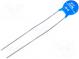 Varistor  metaloxidový  THT  60VAC  85VDC  100V  1200A  1,8J