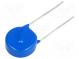 Varistor  metaloxidový  THT  1,1kVAC  1465VDC  1,8kV  100A  410J