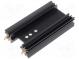 Chladič  extrudovaný  SOT32,TO220,TO3P  čierna  L 63,5mm  8K/W