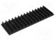 Chladič  extrudovaný  rebrovaný  čierna  L 50mm  W 159mm  H 10mm