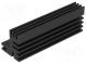 Chladič  extrudovaný  TO220  čierna  L 84mm  W 30mm  H 28mm  6K/W