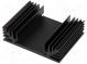 Chladič  extrudovaný  TO3  čierna  L 50mm  W 65mm  H 18mm  4,9K/W