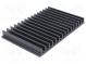 Chladič  extrudovaný  rebrovaný  čierna  L 100mm  W 159mm  H 15mm