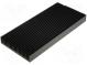 Chladič  extrudovaný  rebrovaný  čierna  L 1000mm  W 200mm  H 40mm