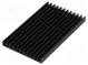 Chladič  extrudovaný  rebrovaný  čierna  L 75mm  W 45mm  H 6mm