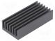 Chladič  extrudovaný  rebrovaný  čierna  L 50mm  W 24,2mm  9,5K/W