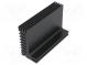Chladič  extrudovaný  TO220  čierna  L 84mm  W 55mm  H 31mm  5K/W