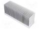 Chladič  extrudovaný  rebrovaný  prírodný  L 50mm  W 174mm  hliník