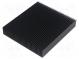 Chladič  extrudovaný  rebrovaný  čierna  L 100mm  W 90mm  H 17mm