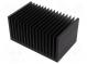 Chladič  extrudovaný  rebrovaný  čierna  L 100mm  W 160mm  H 82mm