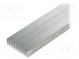 Chladič  extrudovaný  rebrovaný  hliníková  L 1000mm  W 59,69mm