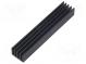 Chladič  extrudovaný  rebrovaný  čierna  L 100mm  W 19mm  H 10mm