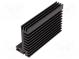Chladič  extrudovaný  TO220,TOP3  čierna  L 84mm  W 55mm  H 28mm