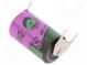 Batéria  lítiové (LTC)  3,6V  1/2AA  Ø14,7x25,2mm  900mAh
