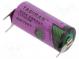 Batéria  lítiové (LTC)  3,6V  2/3AA,2/3R6  1500mAh  nenabíjateľná