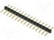 Kolíková lišta  kolíkový  vidlica  PIN  16  priamy  2mm  THT  1x16