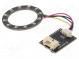 LED krúžok  RGB  1W  5VDC  120°  Poč.diód  12  Rozm  Ø37mm  5mA