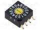 Kódový prepínač  pol  16  SMD  100mΩ  DC záťaž @R  0,03A/15VDC