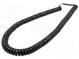 LAPP 70002751 Vodič  krútený  SPIRAL H07BQ-F  3G1,5mm2  netienený  PUR  čierna