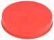 Záslepka  Teleso  červená  Vonk.priem  166mm  H  28mm  Mat  LDPE