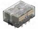 Relé  elektromagnetické  4PDT  Ucievky 24VDC  10A/250VAC  10A
